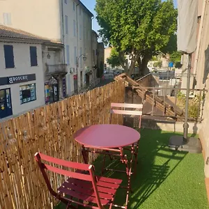 Studio Tout Confort Centre - Balcon, Clim, Tv, Wifi Mazan